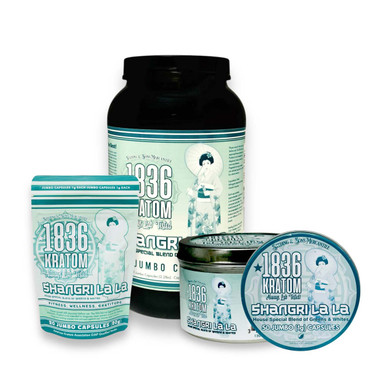 1836 Kratom Shangri La La Jumbo Kratom Capsules