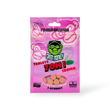 グリーンアベンチュリンスフィア♡パイライト共生No.1387 OPiA 7-Hydroxymitragynine Chewable Tablets 4ct - Great CBD Shop