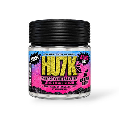 Hu7k 7-Hydroxymitragynine Tablet Rainbow Drops 40mg Per Tablet