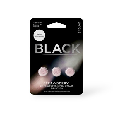 Black Advanced Cats Claw Blend Strawberry 200mg Tablet