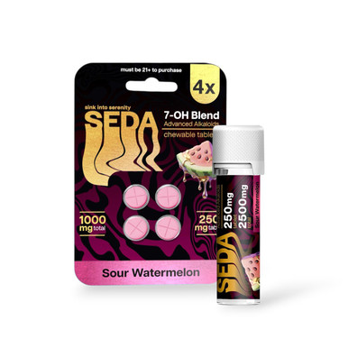 Seda 7-OH Blend 250mg Chewable Tablet – Sour Watermelon