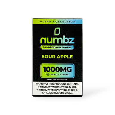 numbz 7-Hydroxymitragynine Sour Apple Tablet 100mg