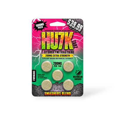 Hu7k 7- Hydroxymitragynine Chewable Tablets Watermelon Goosher 200mg