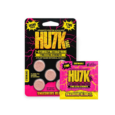 Hu7k 7- Hydroxymitragynine Chewable Tablets Pink Lemonade 77mg