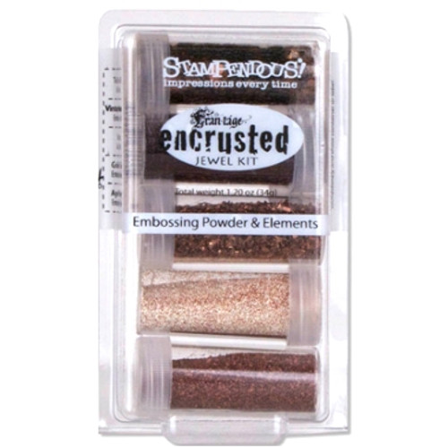 Embossing powder Encrusted Jewel Bronze Kit