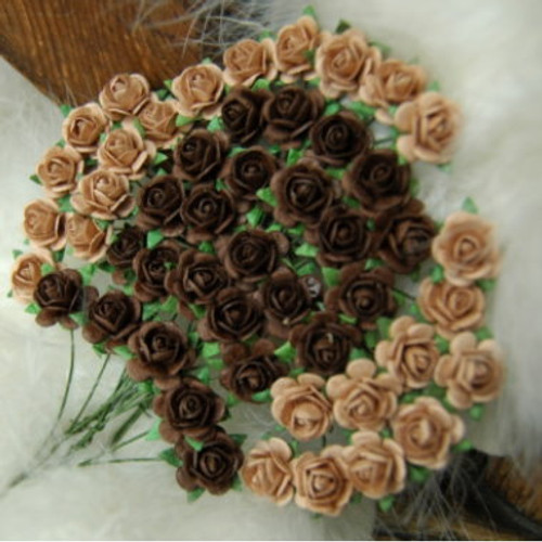 Blomster PD Brown-Beige 14 mm
