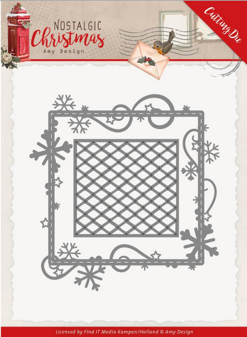 Dies A.D Nostalgic Christmas Snowflake frame