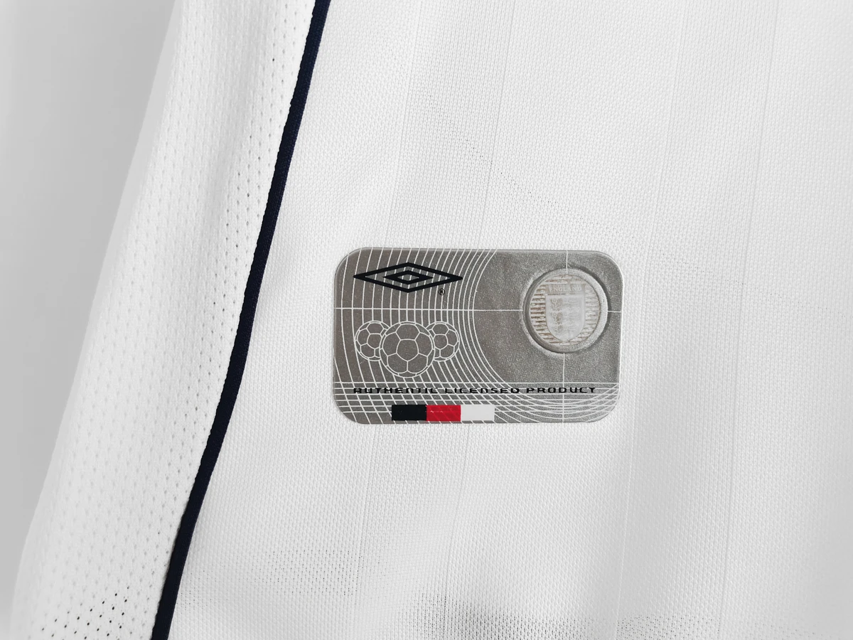 England 01/03 Men's Home Retro Long Sleeve Shirt