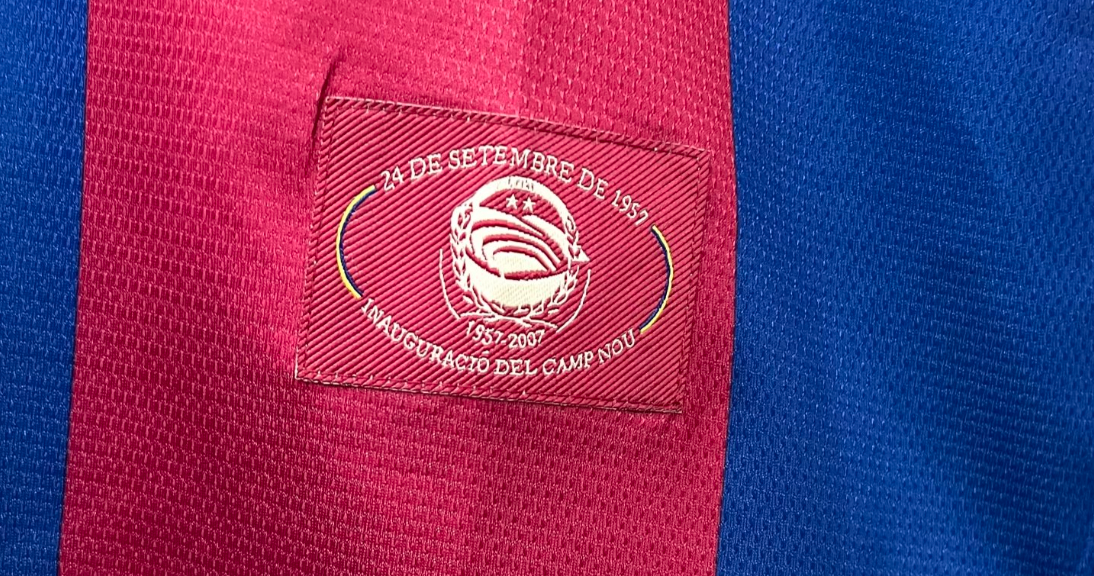 Barcelona 07/08 Men's Home Retro Shirt