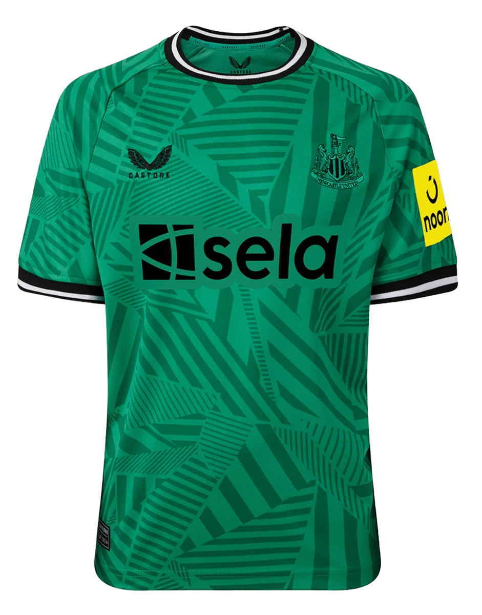 Newcastle United 23/24 Kid's Away Shirt and Shorts