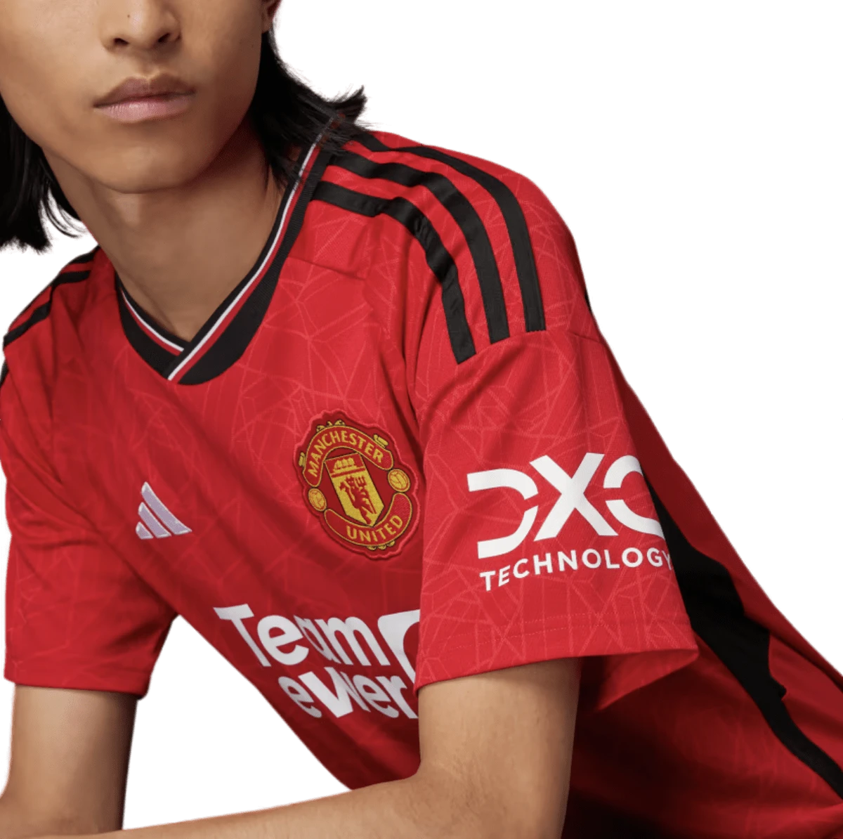 MOUNT #7 Manchester United 23/24 Stadium Men's Home Shirt - Man United Font