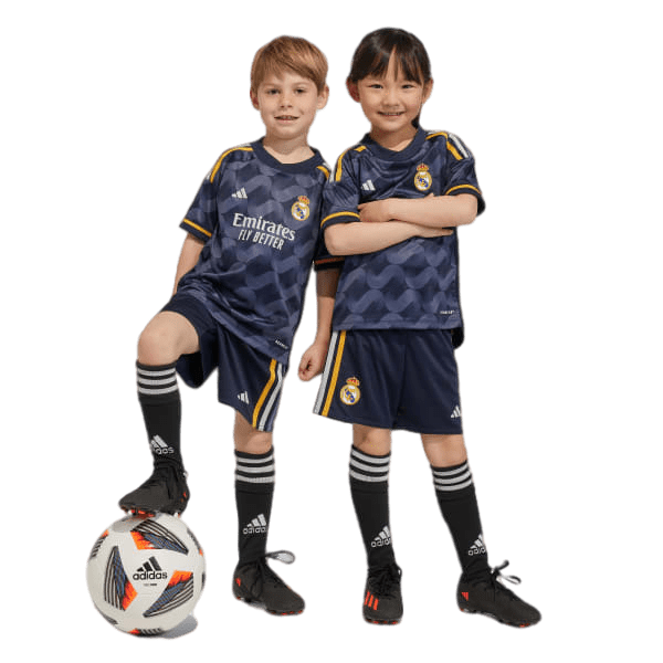 Real Madrid 23/24 Kid's Away Shirt and Shorts