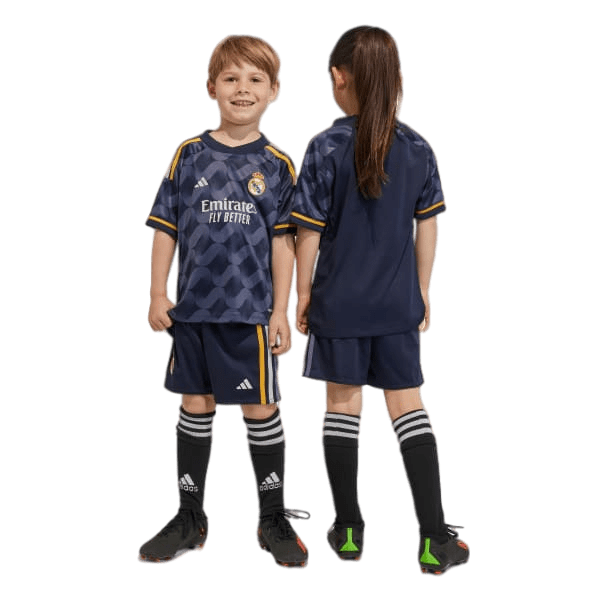 Real Madrid 23/24 Kid's Away Shirt and Shorts