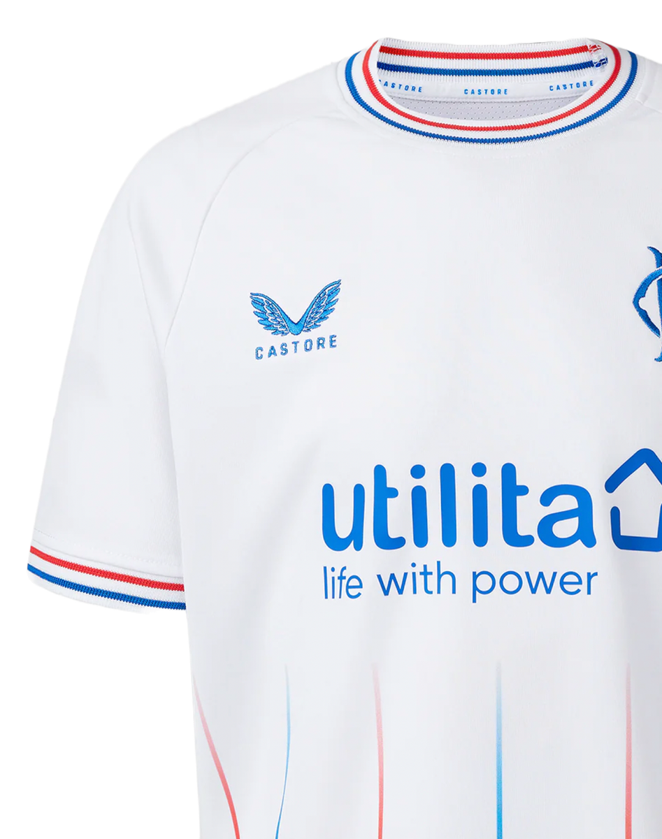 Rangers 23/24 Kid's Away Shirt and Shorts