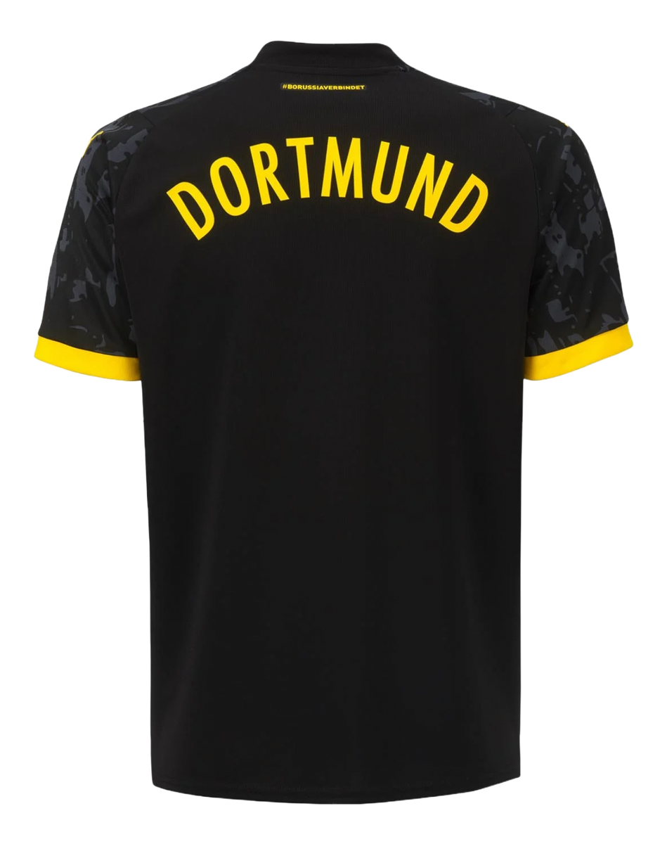 Borussia Dortmund 23/24 Kid's Away Shirt and Shorts