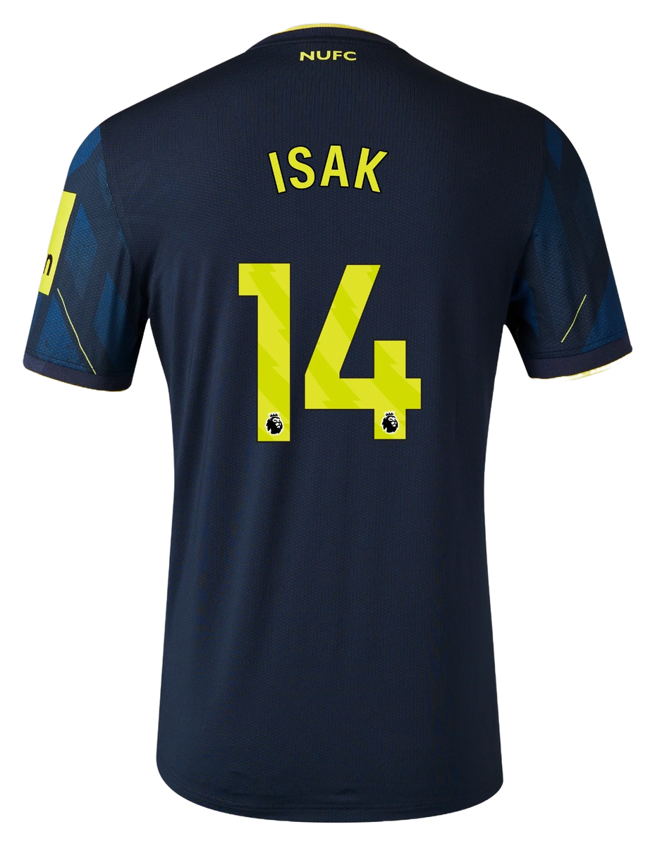 ISAK #14 Newcastle United 23/24 Stadium Men's Third Shirt - PL Font
