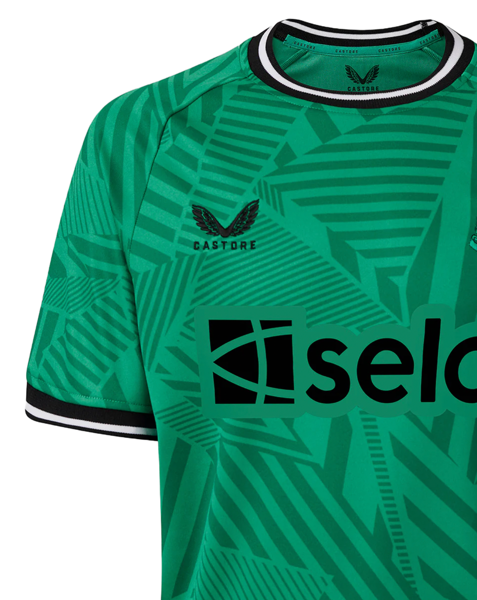 BRUNO G. #39 Newcastle United 23/24 Kid's Away Shirt and Shorts - PL Font