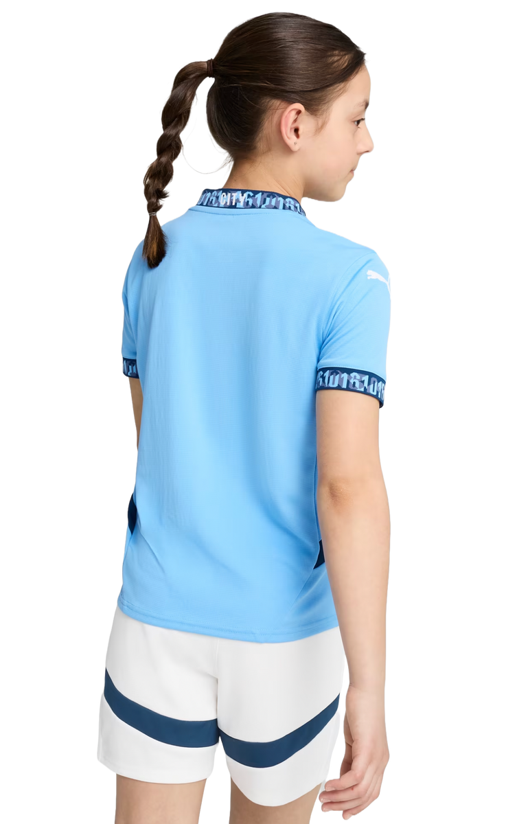 Manchester City 24/25 Kid's Home Shirt and Shorts