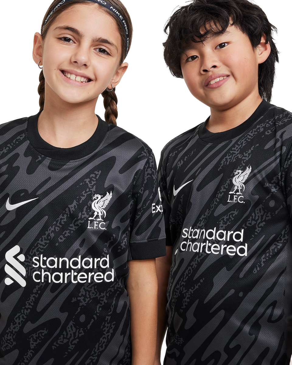 Liverpool 24/25 Kid's Home Goalkeeper Shirt and Shorts