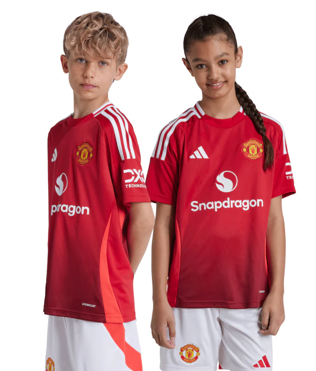 Manchester United 24/25 Kid's Home Shirt and Shorts