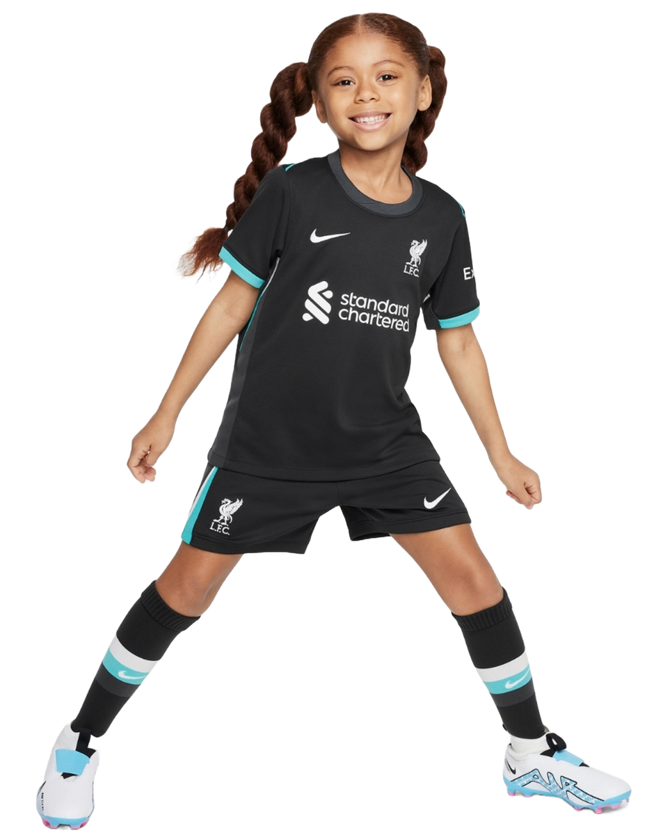 Liverpool 24/25 Kid's Away Shirt and Shorts