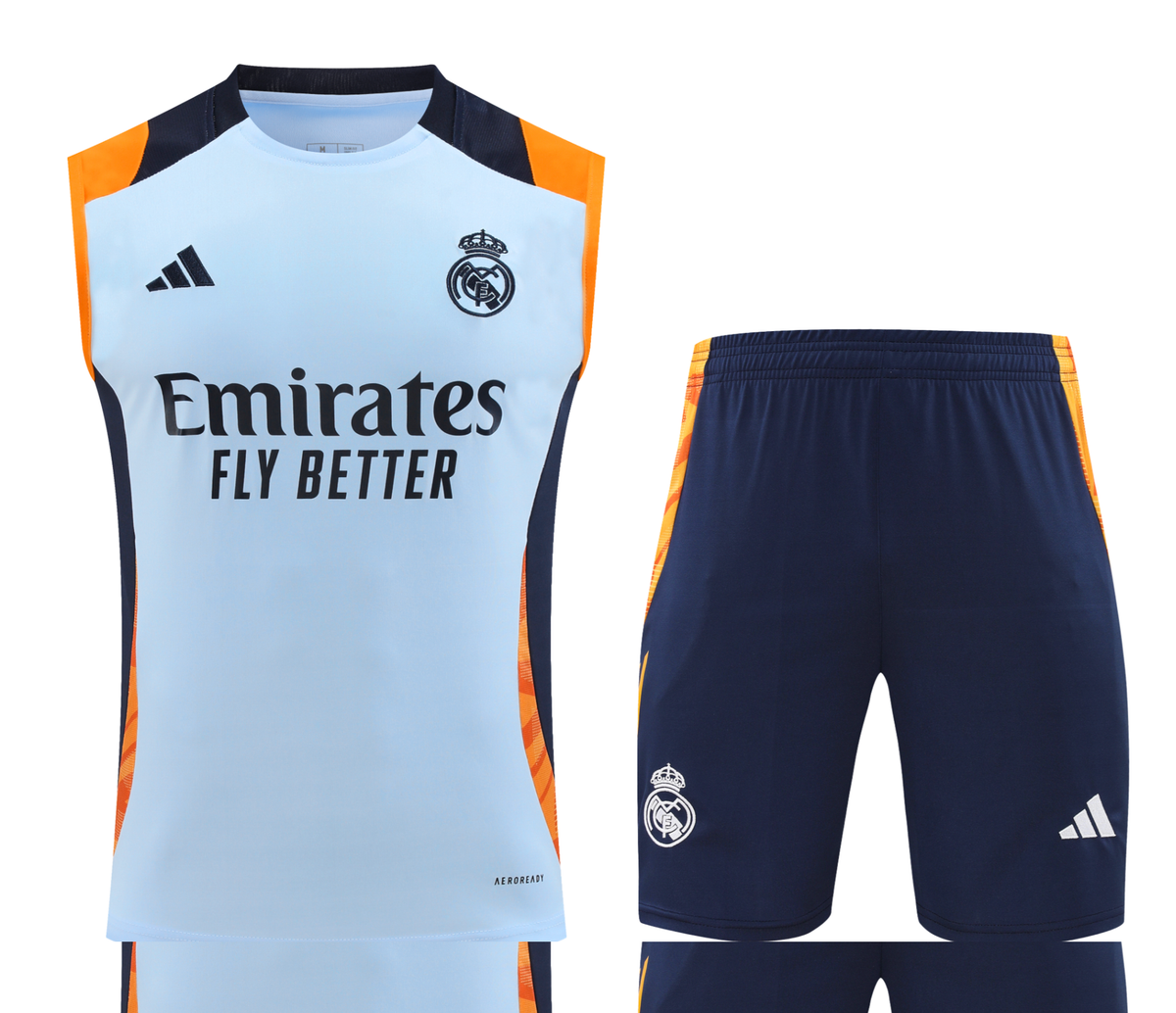 Real Madrid 24/25 Men's Blue Training Tank Top