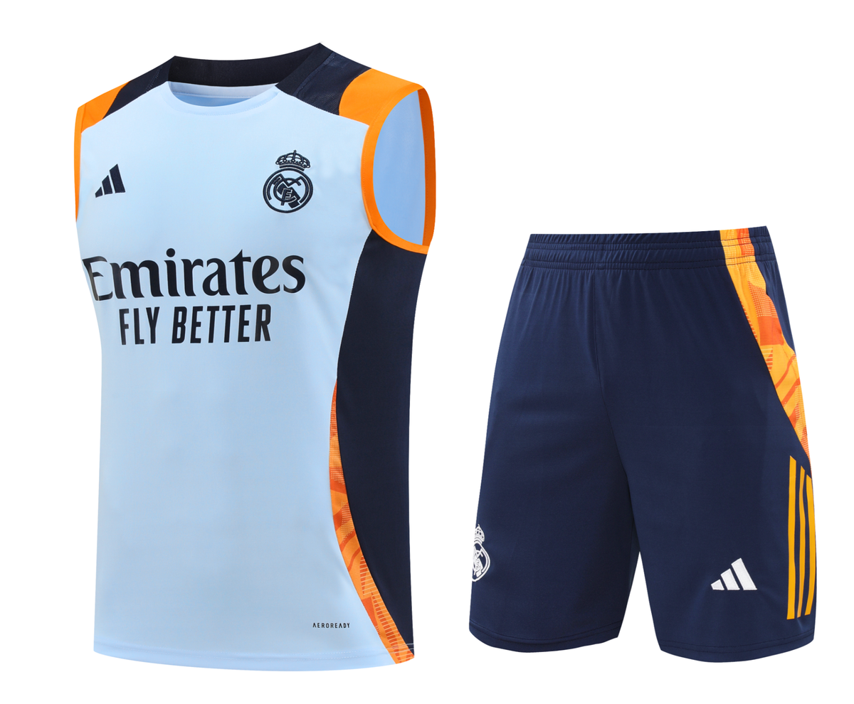 Real Madrid 24/25 Men's Blue Training Tank Top