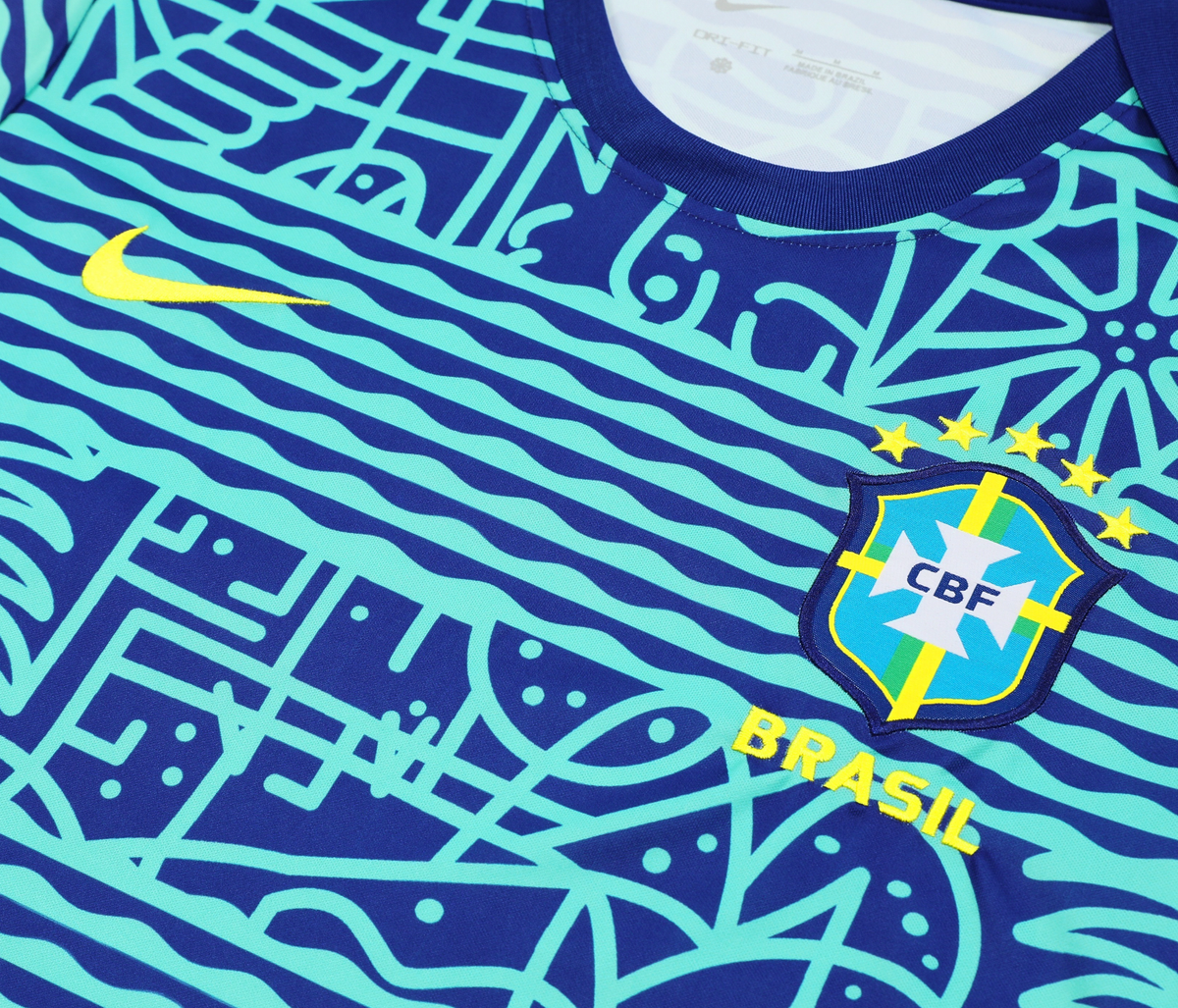 Brazil 2024 Men's Pre-Match Shirt