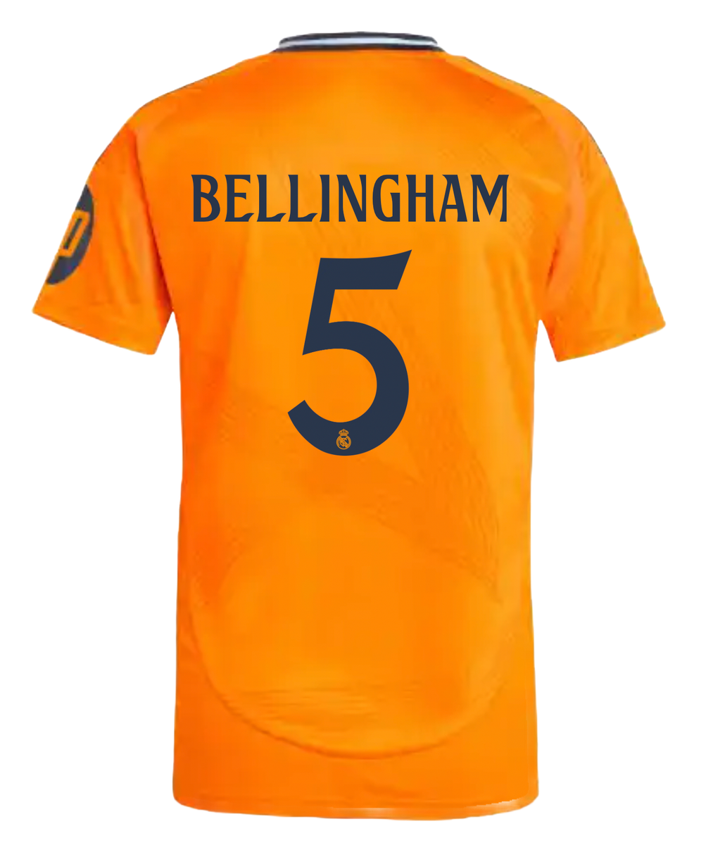 BELLINGHAM #5 Real Madrid 24/25 Stadium Men's Away Shirt