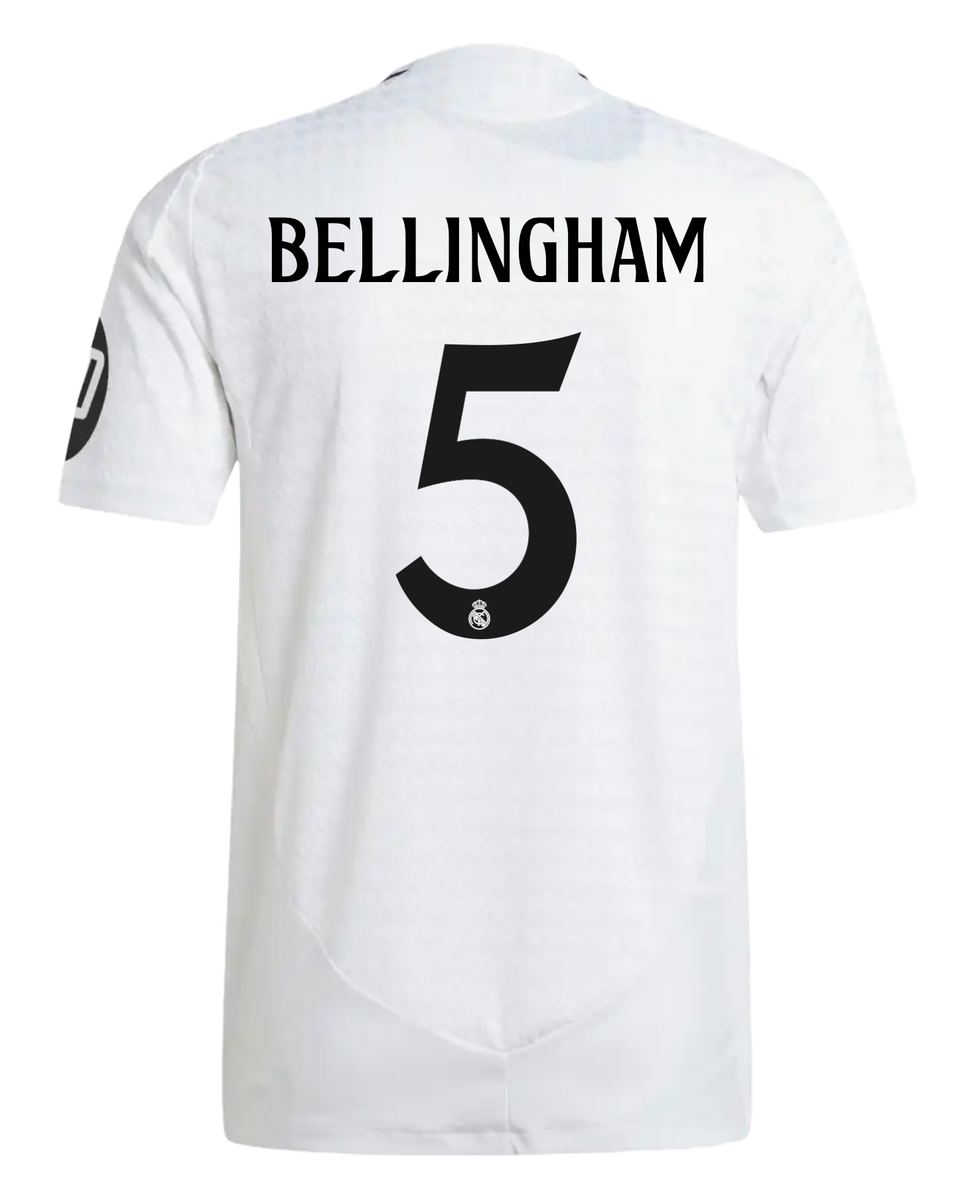 BELLINGHAM #5 Real Madrid 24/25 Authentic Men's Home Shirt