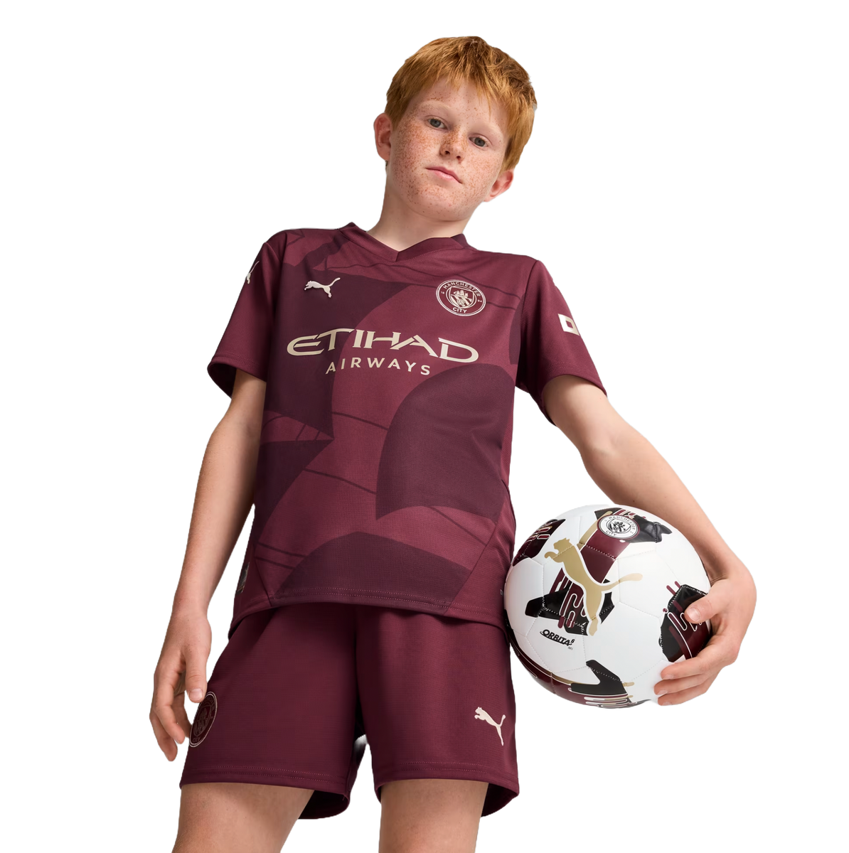 HAALAND #9 Manchester City 24/25 Kid's Third Shirt and Shorts - PL Font