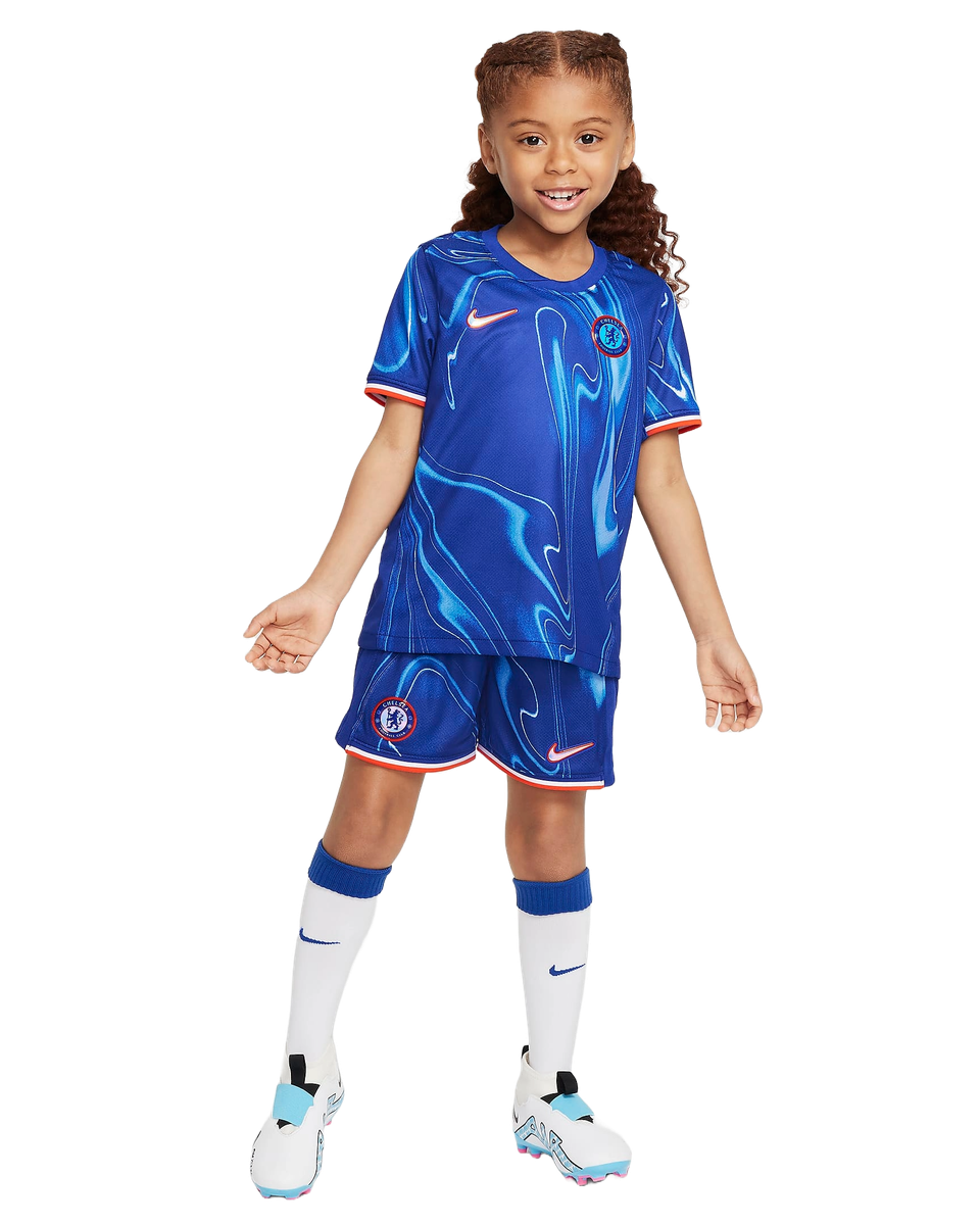 PALMER #20 Chelsea 24/25 Kid's Home Shirt and Shorts - PL Font