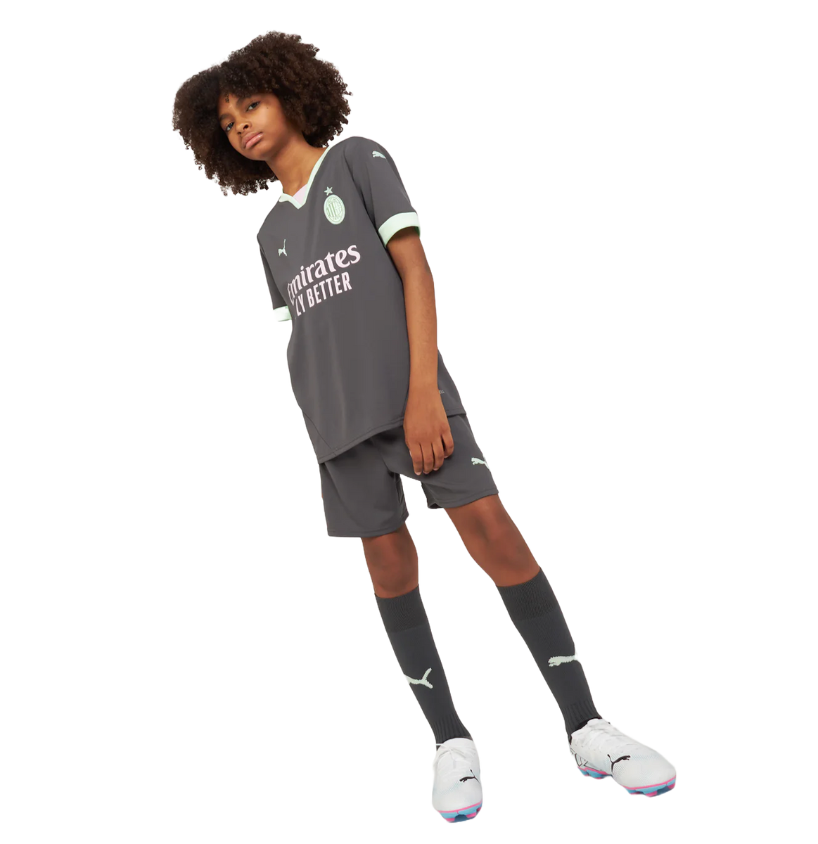 AC Milan 24/25 Kid's Third Shirt and Shorts