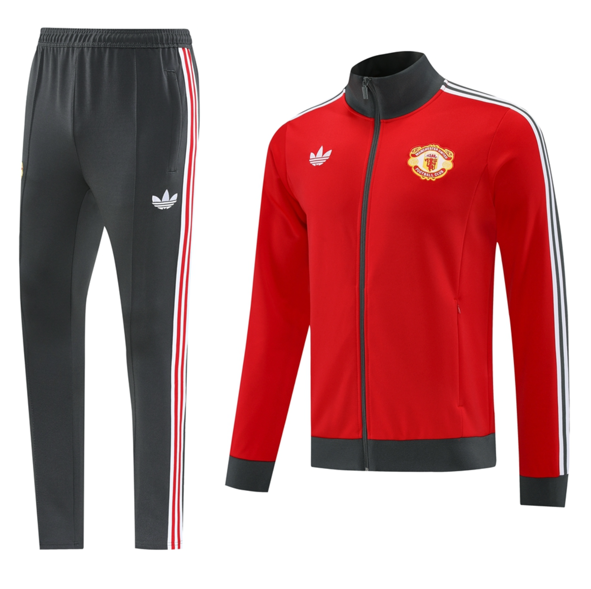 Manchester United 24/25 Men's Originals Red Long Zip Jacket