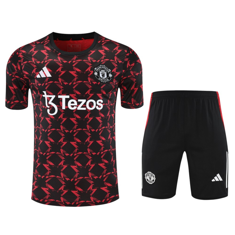Manchester United 24/25 Men's Red-Black Pre-Match Shirt
