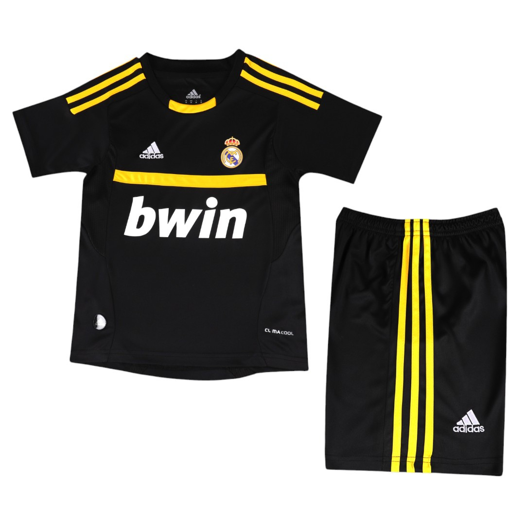 Real Madrid 11/12 Kid's Away Goalkeeper Retro Mini-Kit