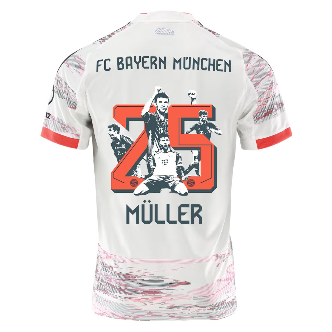 #25 MÜLLER Bayern Munich 25/26 Stadium Men's Away Shirt - Special Edition