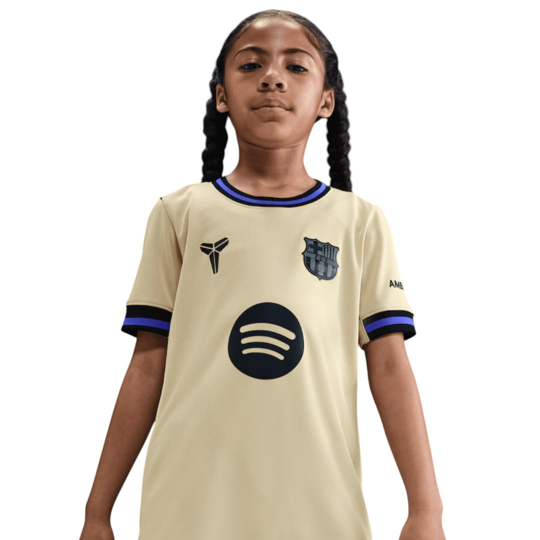 LAMINE YAMAL #10 Barcelona 25/26 Kid's Away Mini-Kit - La Liga Font