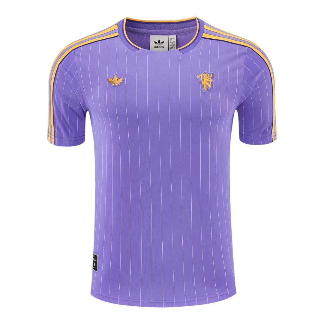 Manchester United 25/26 Men's Purple Terrace Icon Shirt
