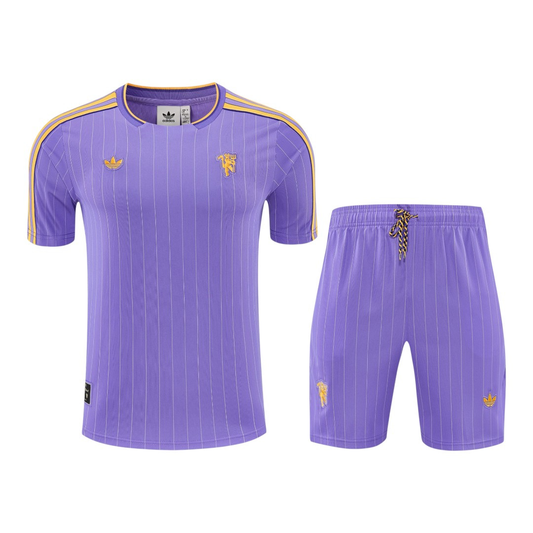 Manchester United 25/26 Men's Purple Terrace Icon Shirt