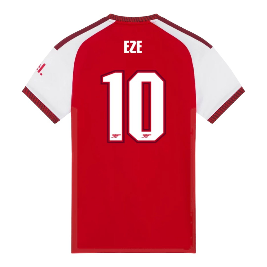 EZE #10 Arsenal 26/27 Women's Home Shirt - Club Font