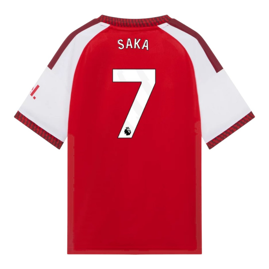 SAKA #7 Arsenal 26/27 Kid's Home Set - PL Font