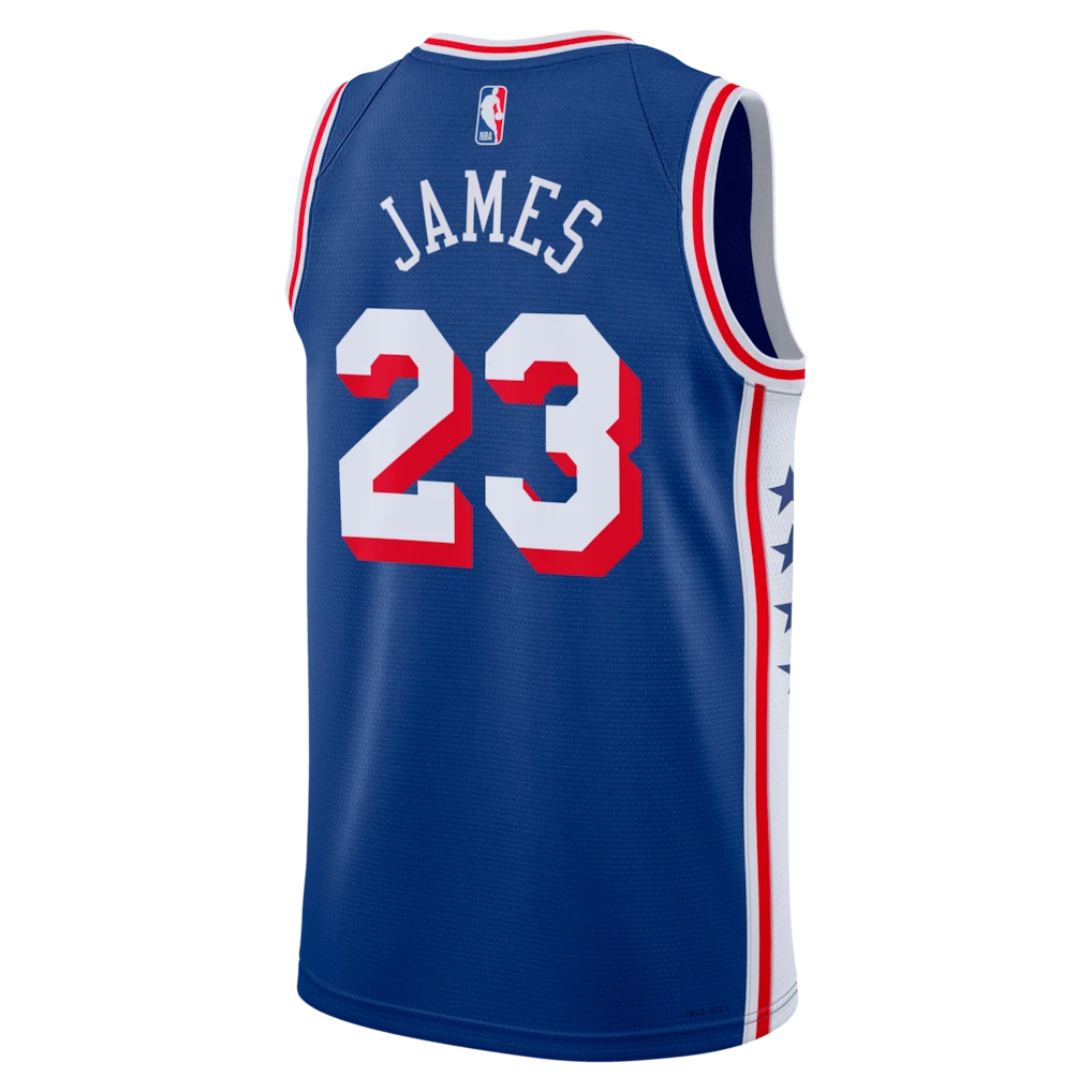 JAMES #23 Philadelphia 76ers 26/27 Men's Swingman Jersey - Icon