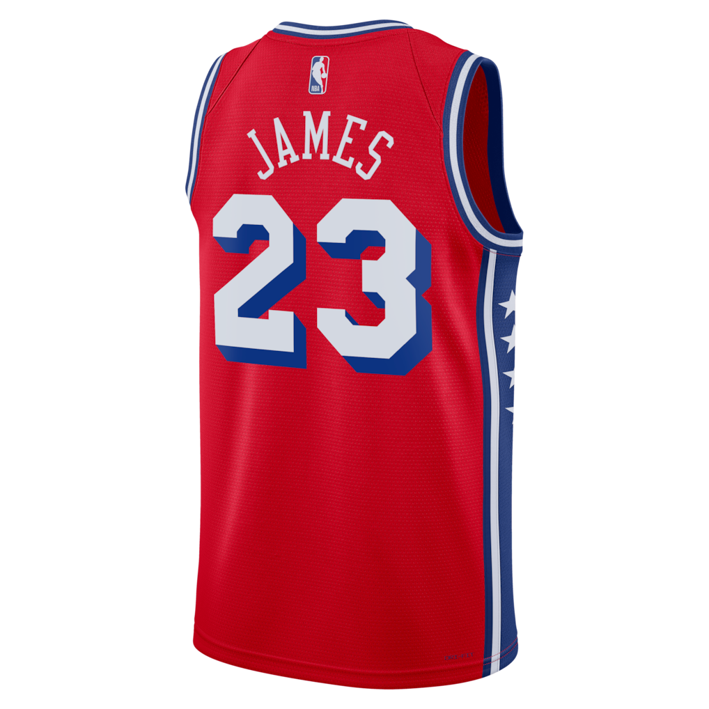 JAMES #23 Philadelphia 76ers 26/27 Men's Swingman Jersey - Statement