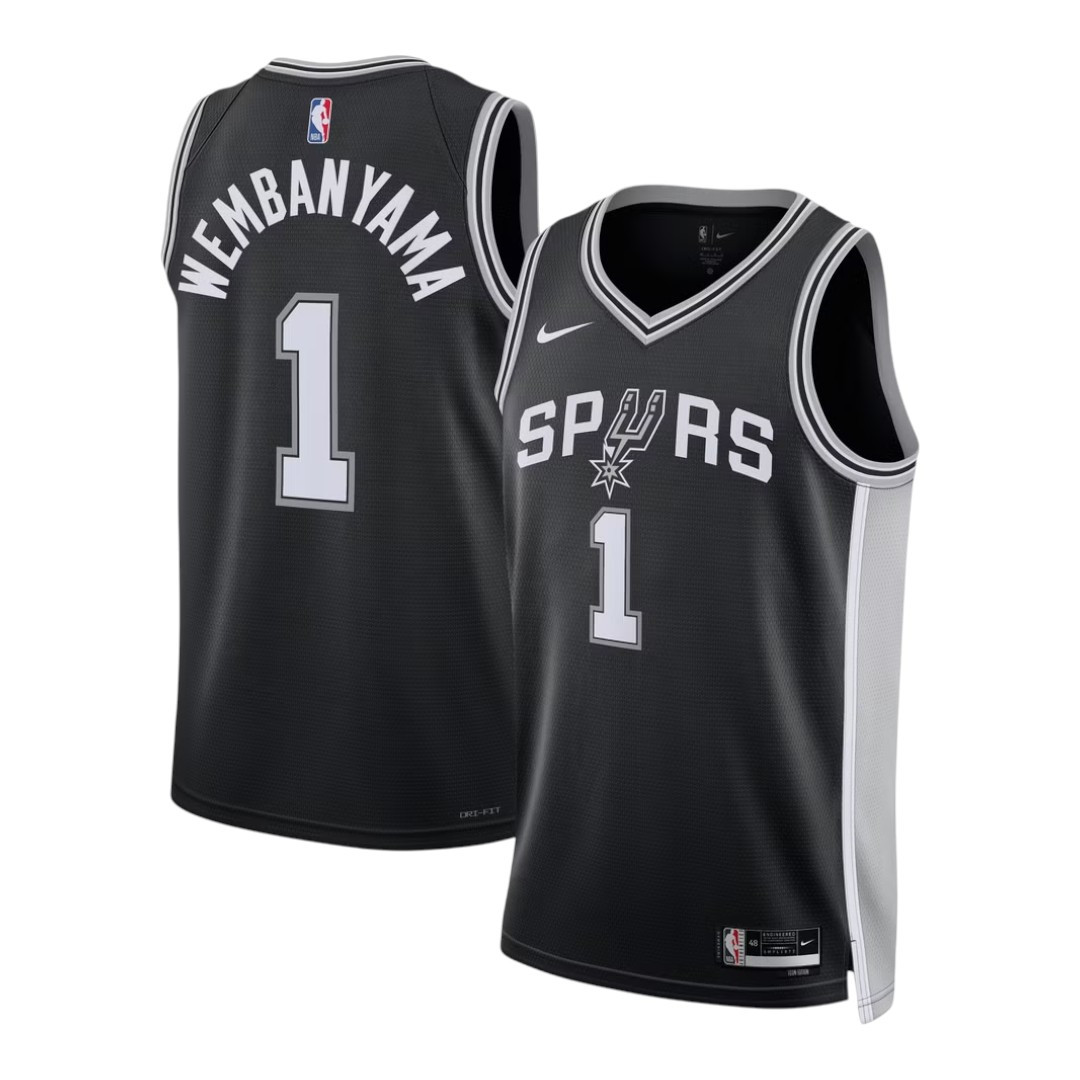 WEMBANYAMA #1 San Antonio Spurs 26/27 Men's Swingman Jersey - Icon