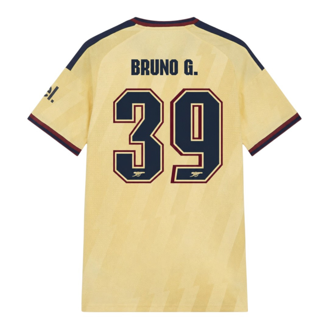 BRUNO G. #39 Arsenal 26/27 Stadium Men's Third Shirt - Club Font