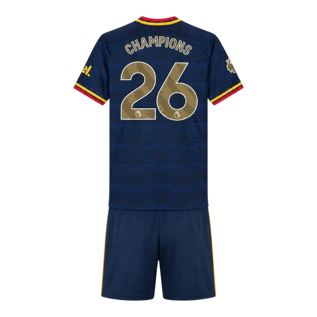 #26 CHAMPIONS Arsenal 26/27 Kid's Away Set