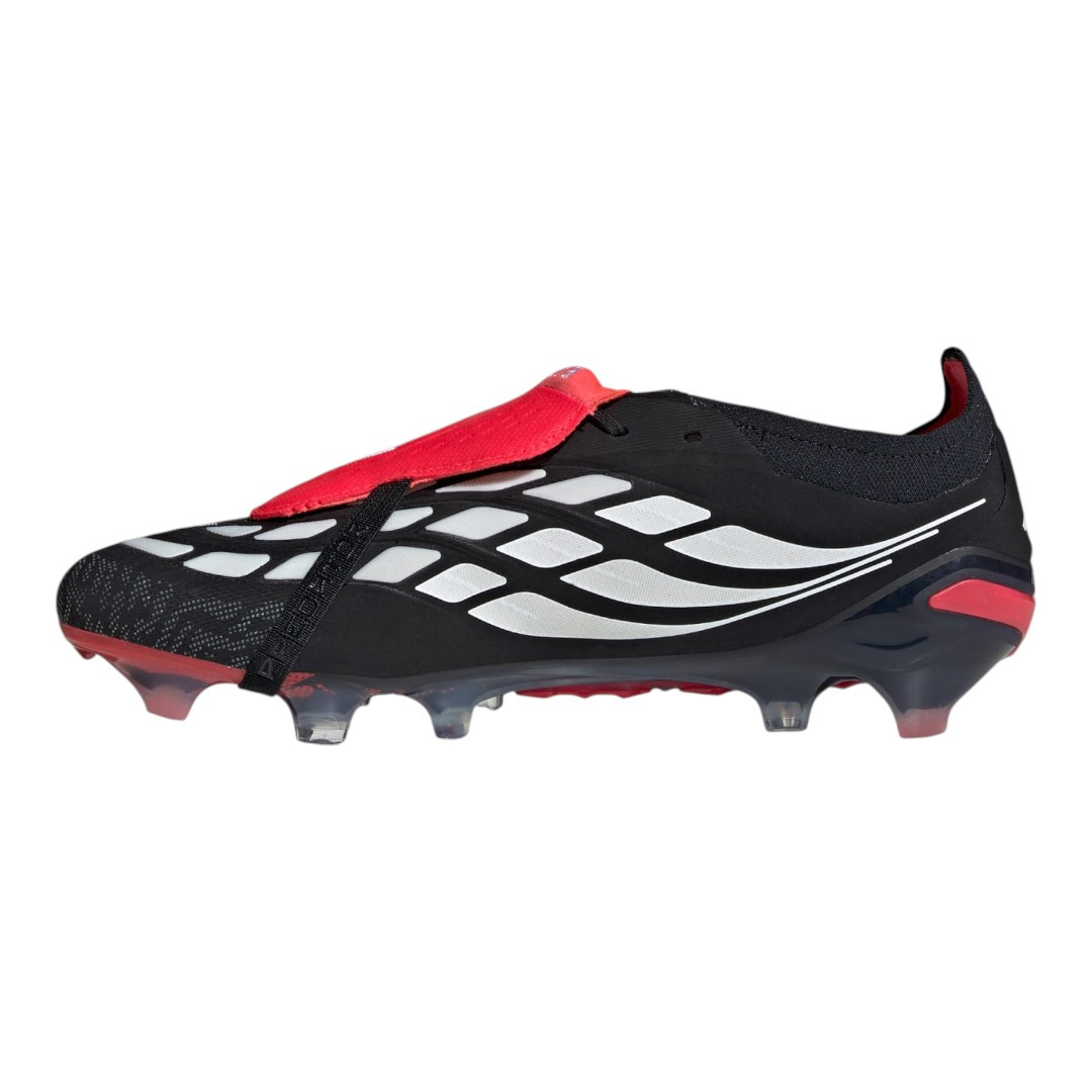 Predator Elite FG Fold-Over Tongue - Black/White/Red