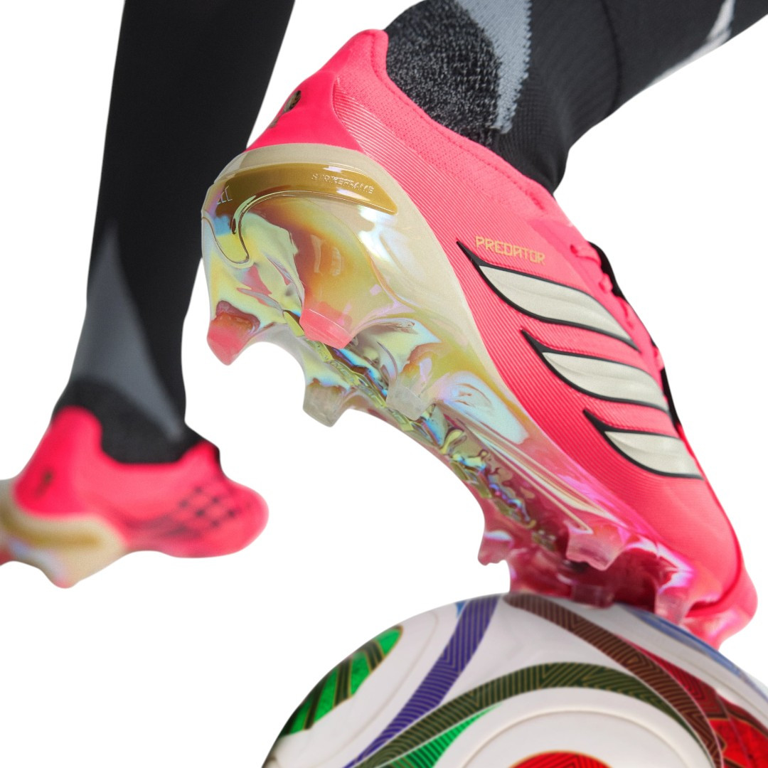 Predator Elite FG Fold-Over Tongue - Solar Red/Black