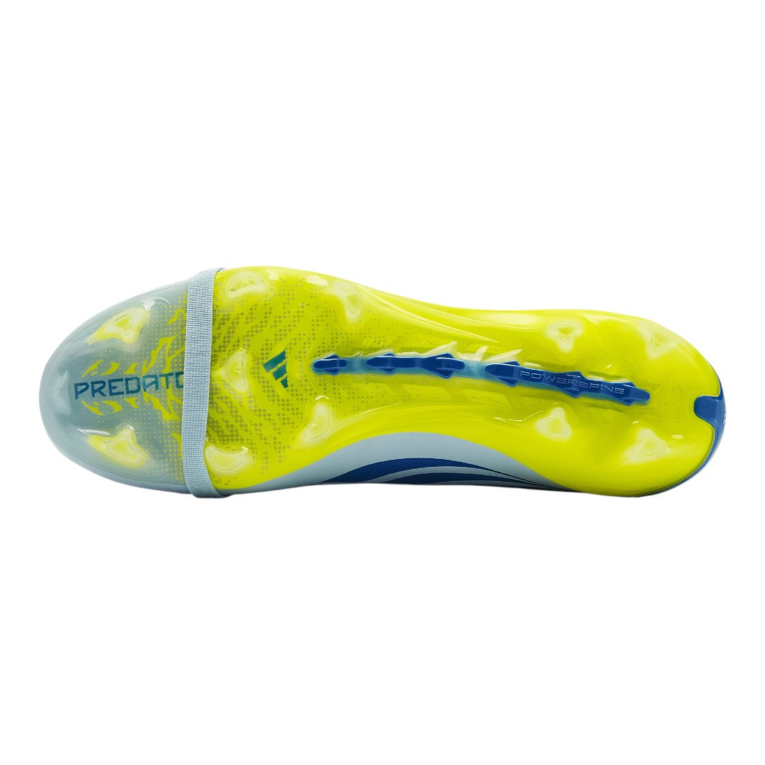 Predator Elite FG Fold-Over Tongue - Light Blue/Yellow